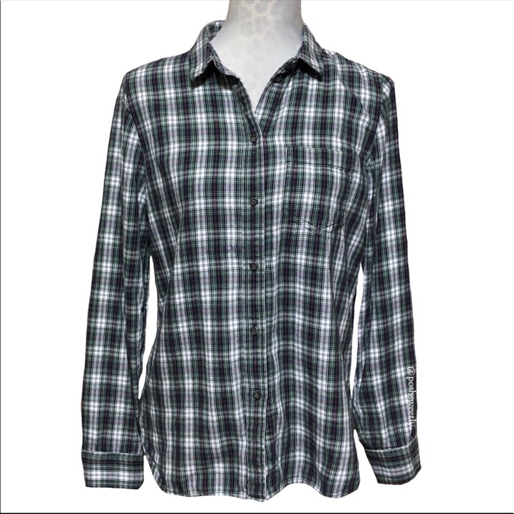 Madewell Boyfriend Plaid Button Down Shirt - Picture 1 of 2